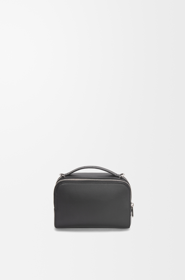 LOEWE Mini crossbody camera bag in satin calfskin Black