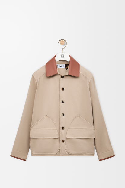 LOEWE Jacket in cotton Sand