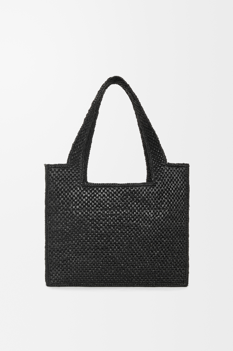 LOEWE 中号酒椰纤维 LOEWE Font Tote 手袋 黑色