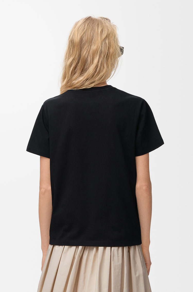 LOEWE Embellished T-shirt in cotton Black