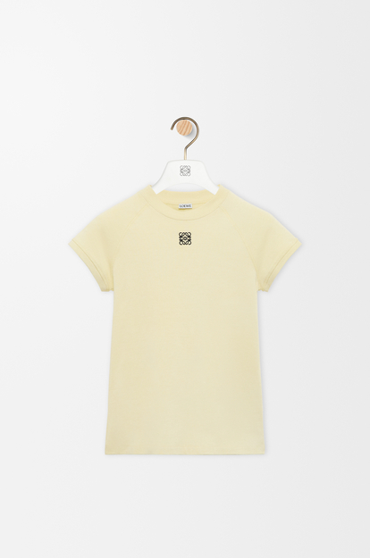 LOEWE Small fit T-shirt in cotton blend Light Yellow